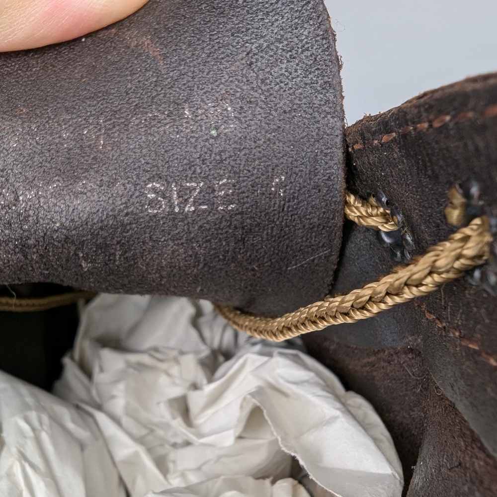 Dr Martens Brown Leather Lace-Up Combat Boots - Picture 7 of 9